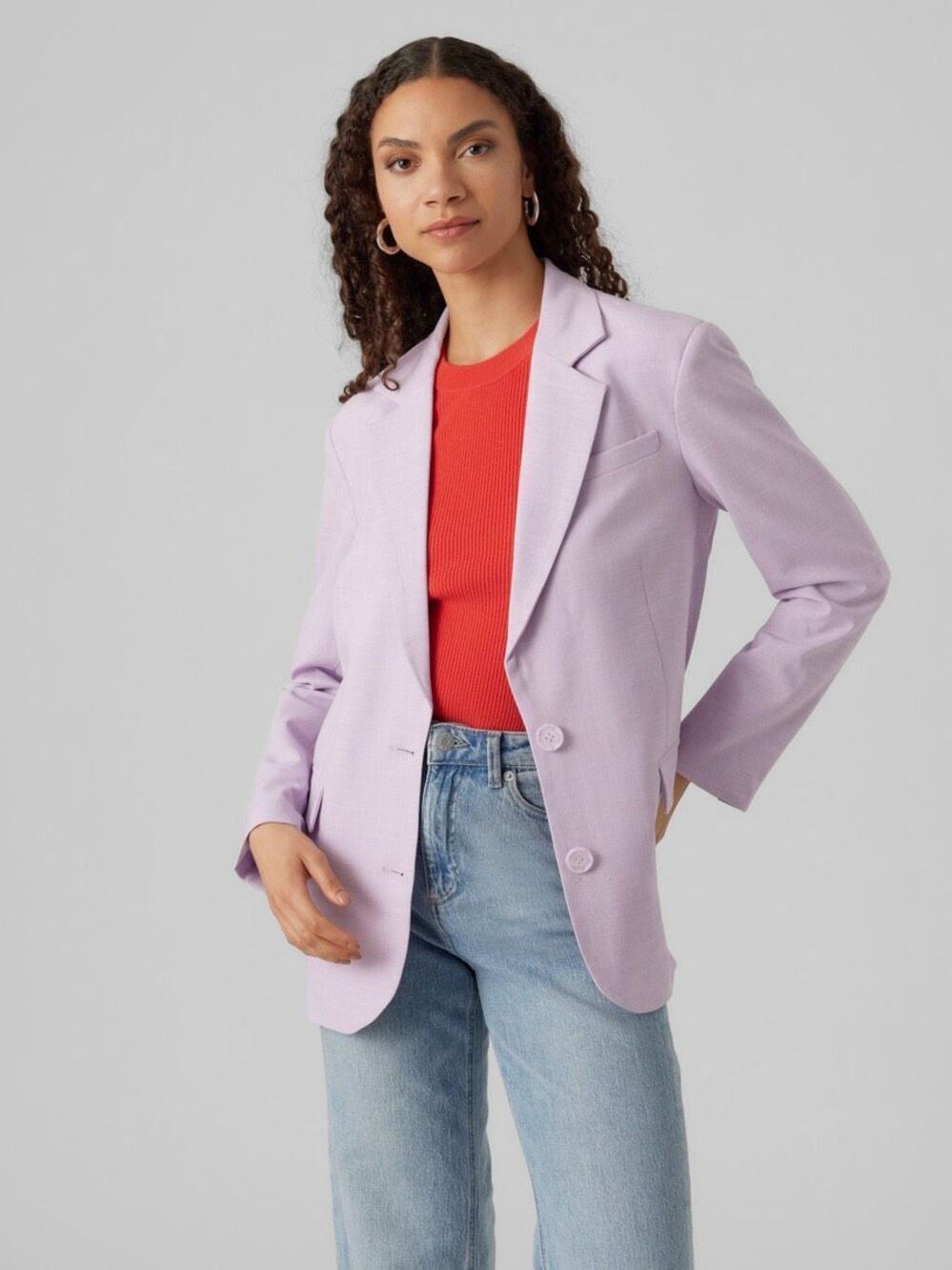 New Vero Moda Classic Blazer in Orchid